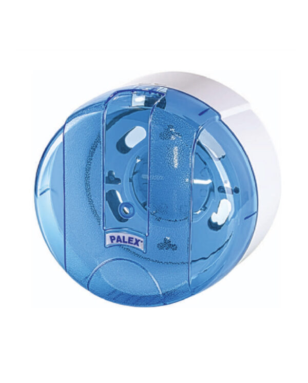 Pratik Tuvalet Kağıdı Dispenseri Şeffaf Mavi 3440-1