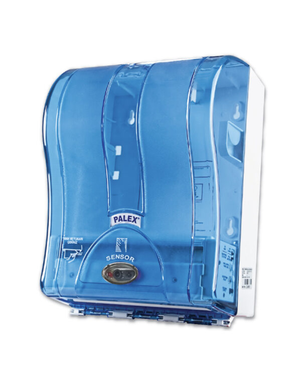 Prestij Otomatik Havlu Dispenseri Şeffaf Mavi 3491-1
